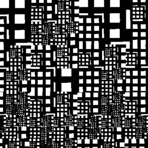 TYG - Unreadable Pattern 005 - Gabor Palotai - 100 % ekobomull