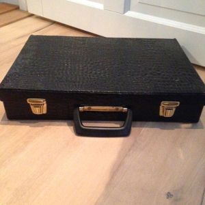 Väska Krokodilskinnsimitation 60/70-tal