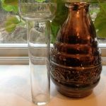 Vas Nysilver med glasinsats