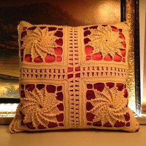 Virkad Prydnadskudde